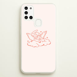 Angel - Clean Girl Aesthetic  - Clean Girl Aesthetic Phone Case for Galaxy A21s