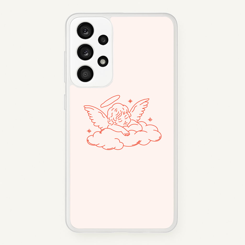 Angel - Clean Girl Aesthetic  - Clean Girl Aesthetic Phone Case for Galaxy A53