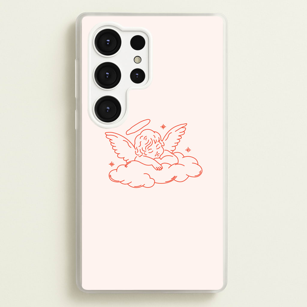 Angel - Clean Girl Aesthetic  - Clean Girl Aesthetic Phone Case for Galaxy S25 Ultra