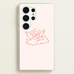 Angel - Clean Girl Aesthetic  - Clean Girl Aesthetic Phone Case for Galaxy S25 Ultra