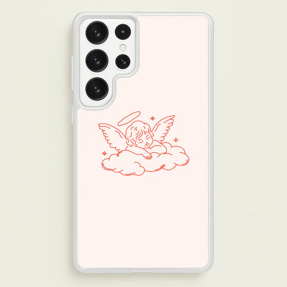 Angel - Clean Girl Aesthetic  - Clean Girl Aesthetic Phone Case for Galaxy S22 Ultra