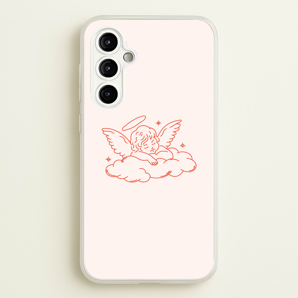 Angel - Clean Girl Aesthetic  - Clean Girl Aesthetic Phone Case for Galaxy A54