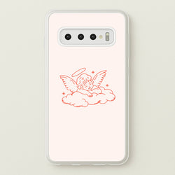 Angel - Clean Girl Aesthetic  - Clean Girl Aesthetic Phone Case for Galaxy S10 Plus