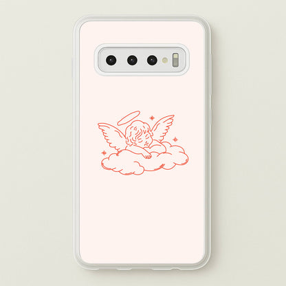 Angel - Clean Girl Aesthetic  - Clean Girl Aesthetic Phone Case for Galaxy S10 Plus