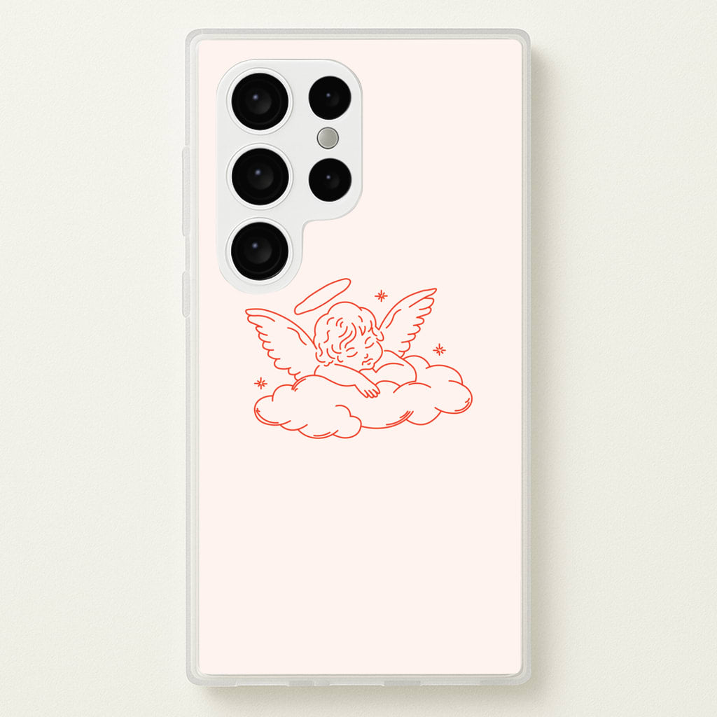 Angel - Clean Girl Aesthetic  - Clean Girl Aesthetic Phone Case for Galaxy S24 Ultra