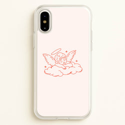 Angel - Clean Girl Aesthetic  - Clean Girl Aesthetic Phone Case for iPhone X / XS