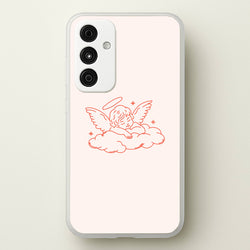Angel - Clean Girl Aesthetic  - Clean Girl Aesthetic Phone Case for Galaxy A35
