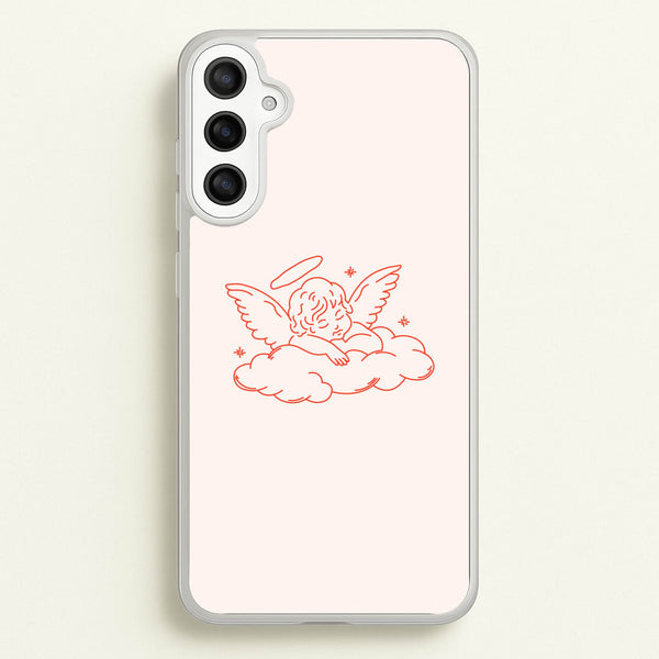 Angel - Clean Girl Aesthetic  - Clean Girl Aesthetic Phone Case for Galaxy A34