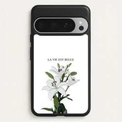 La Vie Est Belle - Clean Girl Aesthetic  - Clean Girl Aesthetic Phone Case for Google Pixel 9 Pro XL