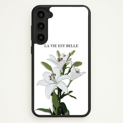 La Vie Est Belle - Clean Girl Aesthetic  - Clean Girl Aesthetic Phone Case for Galaxy S23 Plus