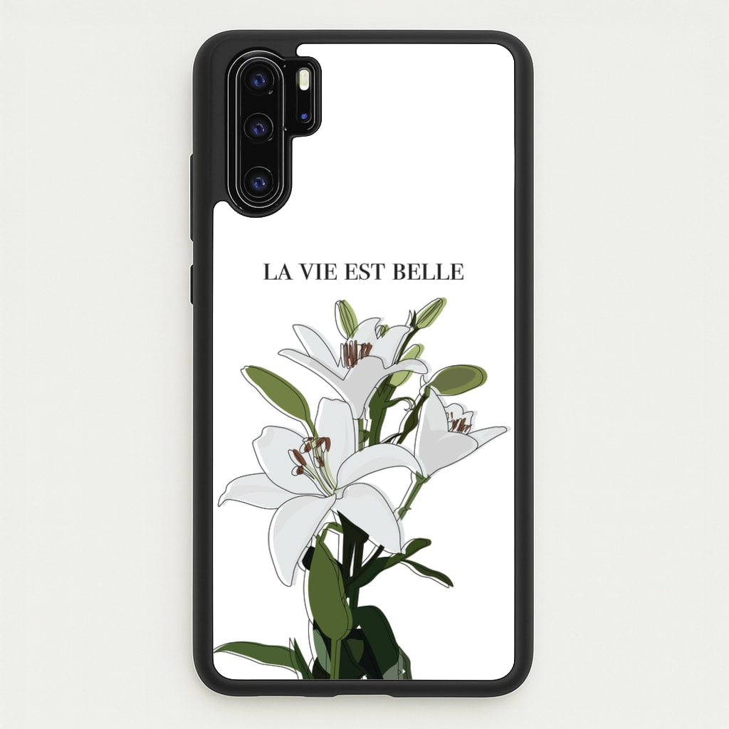 La Vie Est Belle - Clean Girl Aesthetic  - Clean Girl Aesthetic Phone Case for Huawei P30 Pro