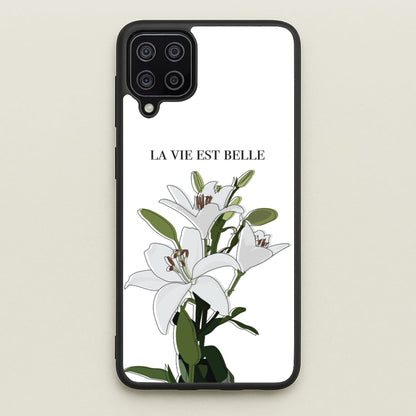 La Vie Est Belle - Clean Girl Aesthetic  - Clean Girl Aesthetic Phone Case for Galaxy A12