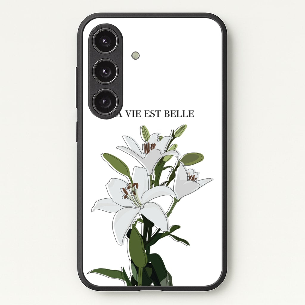 La Vie Est Belle - Clean Girl Aesthetic  - Clean Girl Aesthetic Phone Case for Galaxy S24 Plus