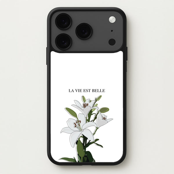La Vie Est Belle - Clean Girl Aesthetic Phone Case for iPhone 17 Pro