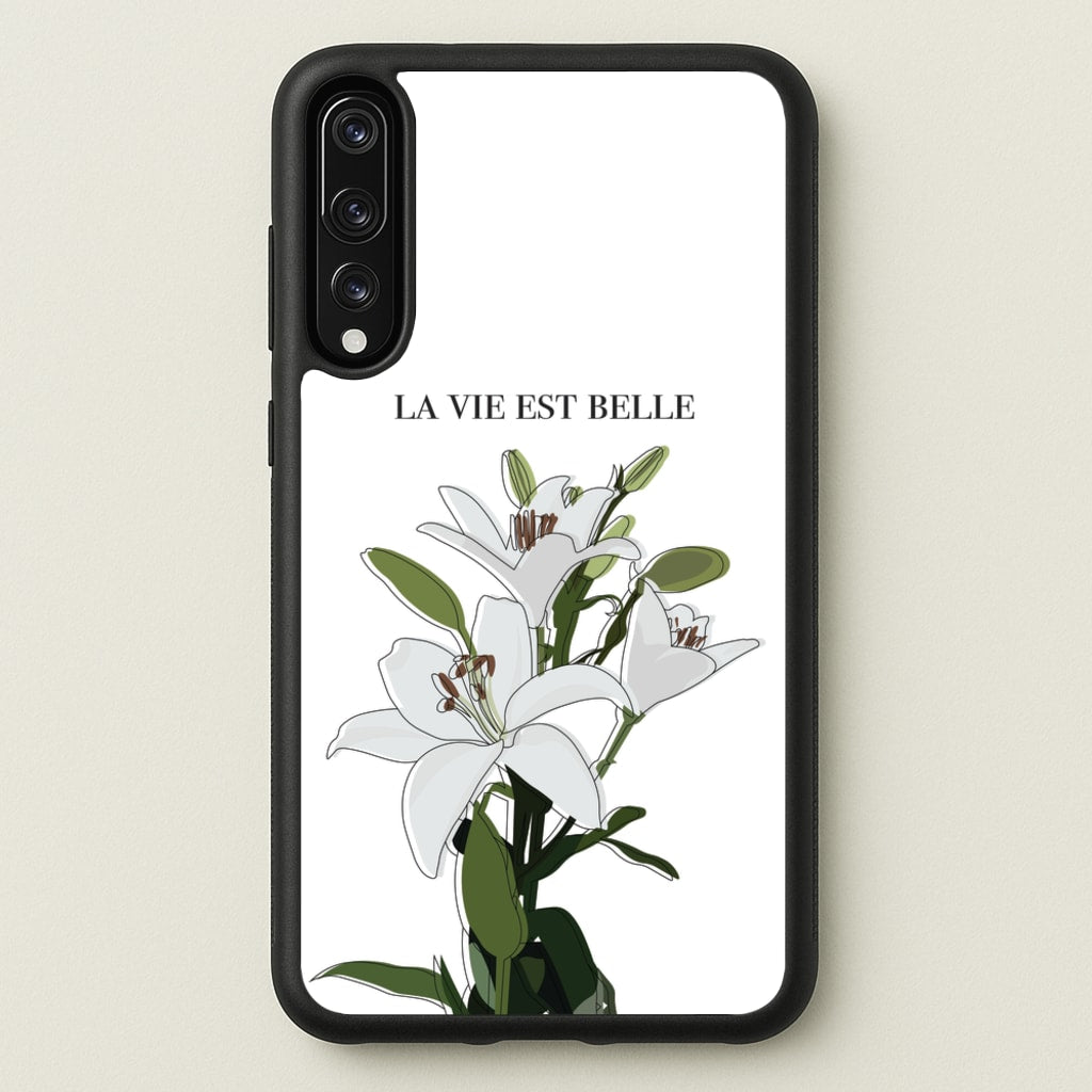 La Vie Est Belle - Clean Girl Aesthetic  - Clean Girl Aesthetic Phone Case for Huawei P20 Pro