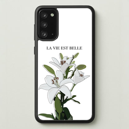 La Vie Est Belle - Clean Girl Aesthetic  - Clean Girl Aesthetic Phone Case for Galaxy Note 20
