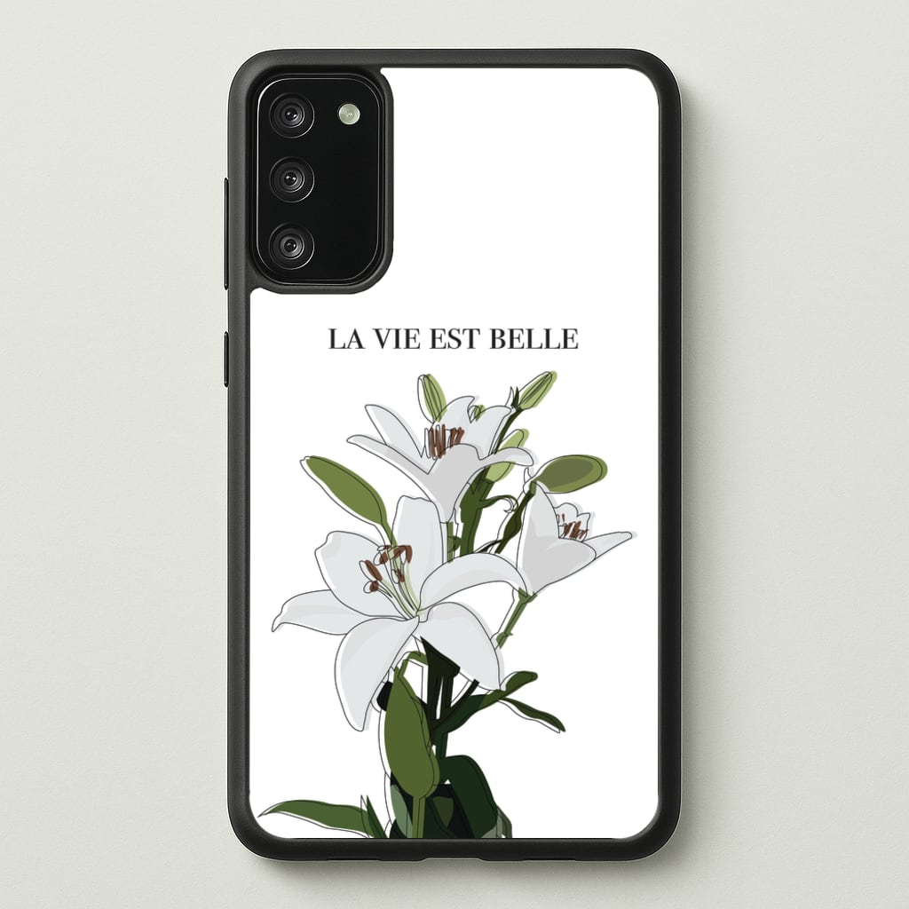 La Vie Est Belle - Clean Girl Aesthetic  - Clean Girl Aesthetic Phone Case for Galaxy S20