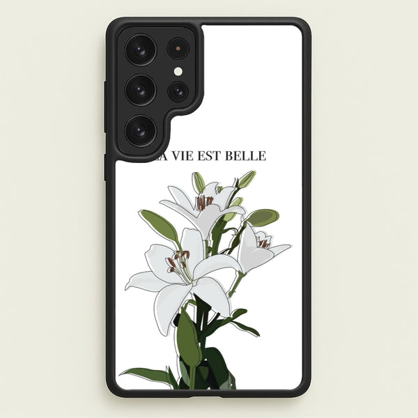 La Vie Est Belle - Clean Girl Aesthetic  - Clean Girl Aesthetic Phone Case for Galaxy S23 Ultra
