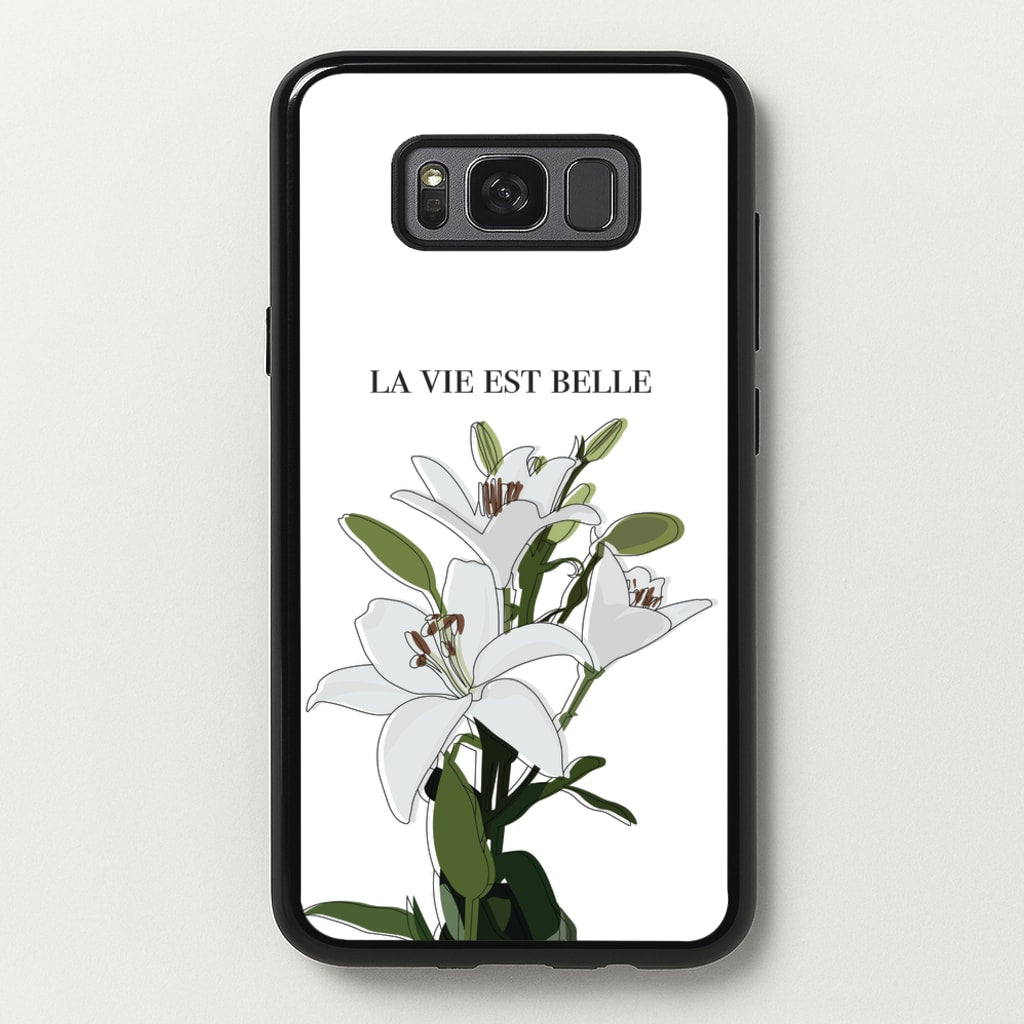La Vie Est Belle - Clean Girl Aesthetic  - Clean Girl Aesthetic Phone Case for Galaxy S8