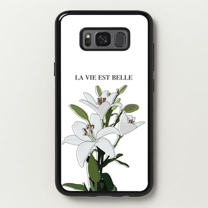 La Vie Est Belle - Clean Girl Aesthetic  - Clean Girl Aesthetic Phone Case for Galaxy S8