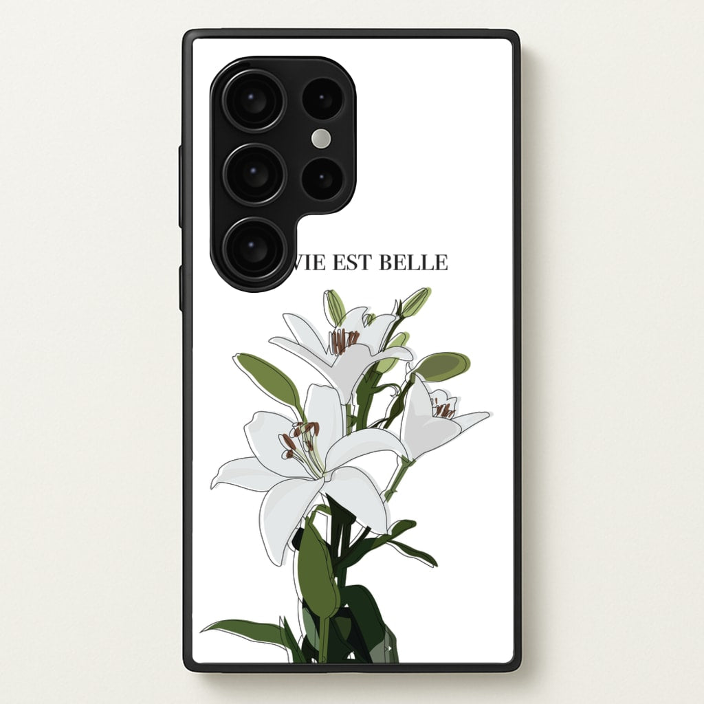 La Vie Est Belle - Clean Girl Aesthetic  - Clean Girl Aesthetic Phone Case for Galaxy S24 Ultra