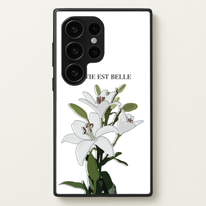 La Vie Est Belle - Clean Girl Aesthetic  - Clean Girl Aesthetic Phone Case for Galaxy S24 Ultra