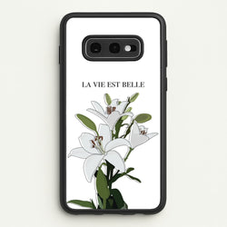 La Vie Est Belle - Clean Girl Aesthetic  - Clean Girl Aesthetic Phone Case for Galaxy S10e