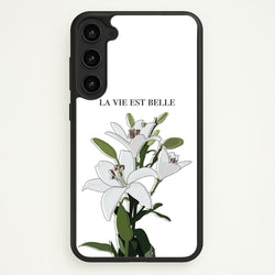 La Vie Est Belle - Clean Girl Aesthetic  - Clean Girl Aesthetic Phone Case for Galaxy S23