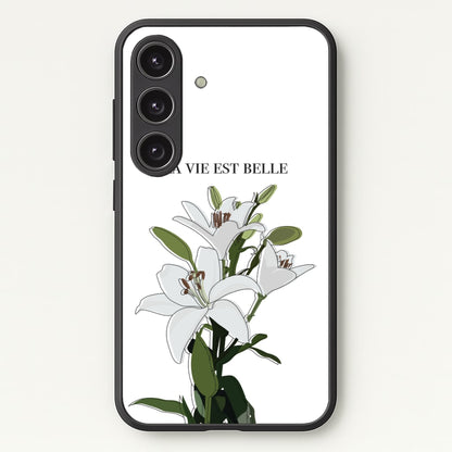 La Vie Est Belle - Clean Girl Aesthetic  - Clean Girl Aesthetic Phone Case for Galaxy S24FE