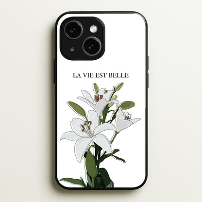 La Vie Est Belle - Clean Girl Aesthetic  - Clean Girl Aesthetic Phone Case for iPhone 14