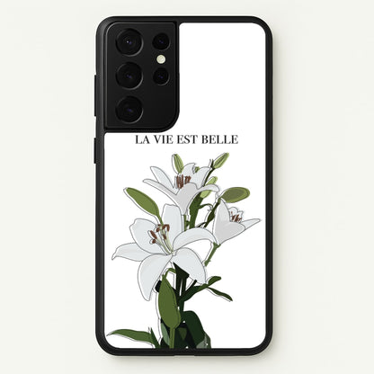 La Vie Est Belle - Clean Girl Aesthetic  - Clean Girl Aesthetic Phone Case for Galaxy S21 Ultra