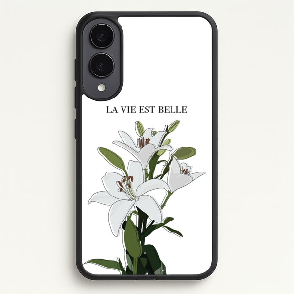 La Vie Est Belle - Clean Girl Aesthetic  - Clean Girl Aesthetic Phone Case for Galaxy S25 Edge