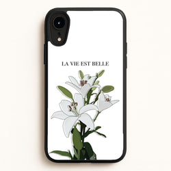 La Vie Est Belle - Clean Girl Aesthetic  - Clean Girl Aesthetic Phone Case for iPhone XR
