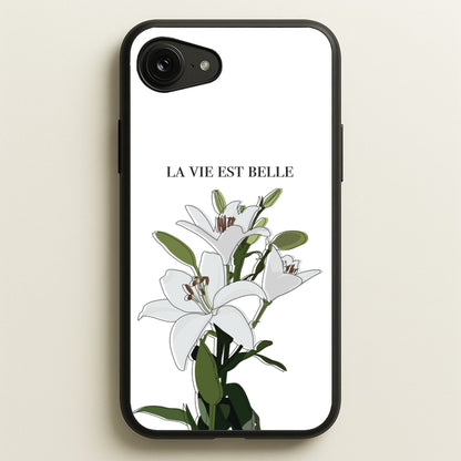 La Vie Est Belle - Clean Girl Aesthetic  - Clean Girl Aesthetic Phone Case for iPhone 16e
