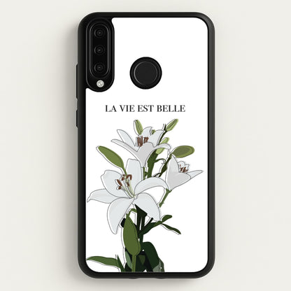 La Vie Est Belle - Clean Girl Aesthetic  - Clean Girl Aesthetic Phone Case for Huawei P30 Lite