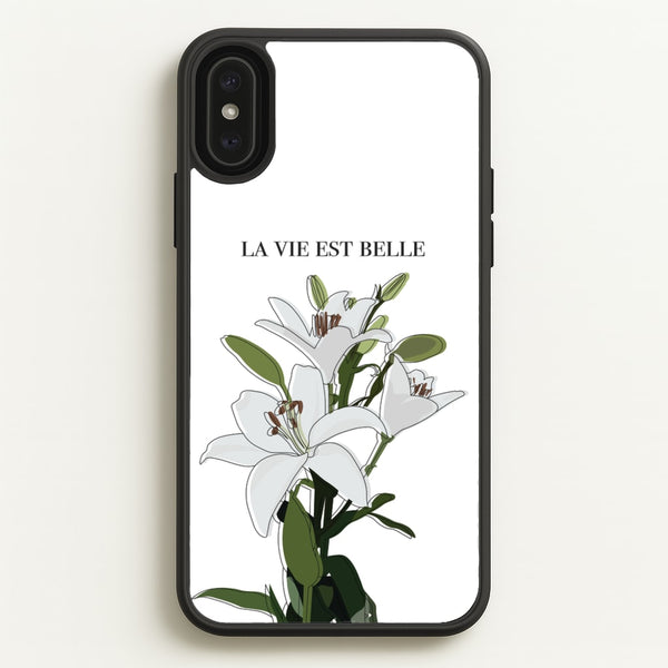 La Vie Est Belle - Clean Girl Aesthetic  - Clean Girl Aesthetic Phone Case for iPhone XS Max