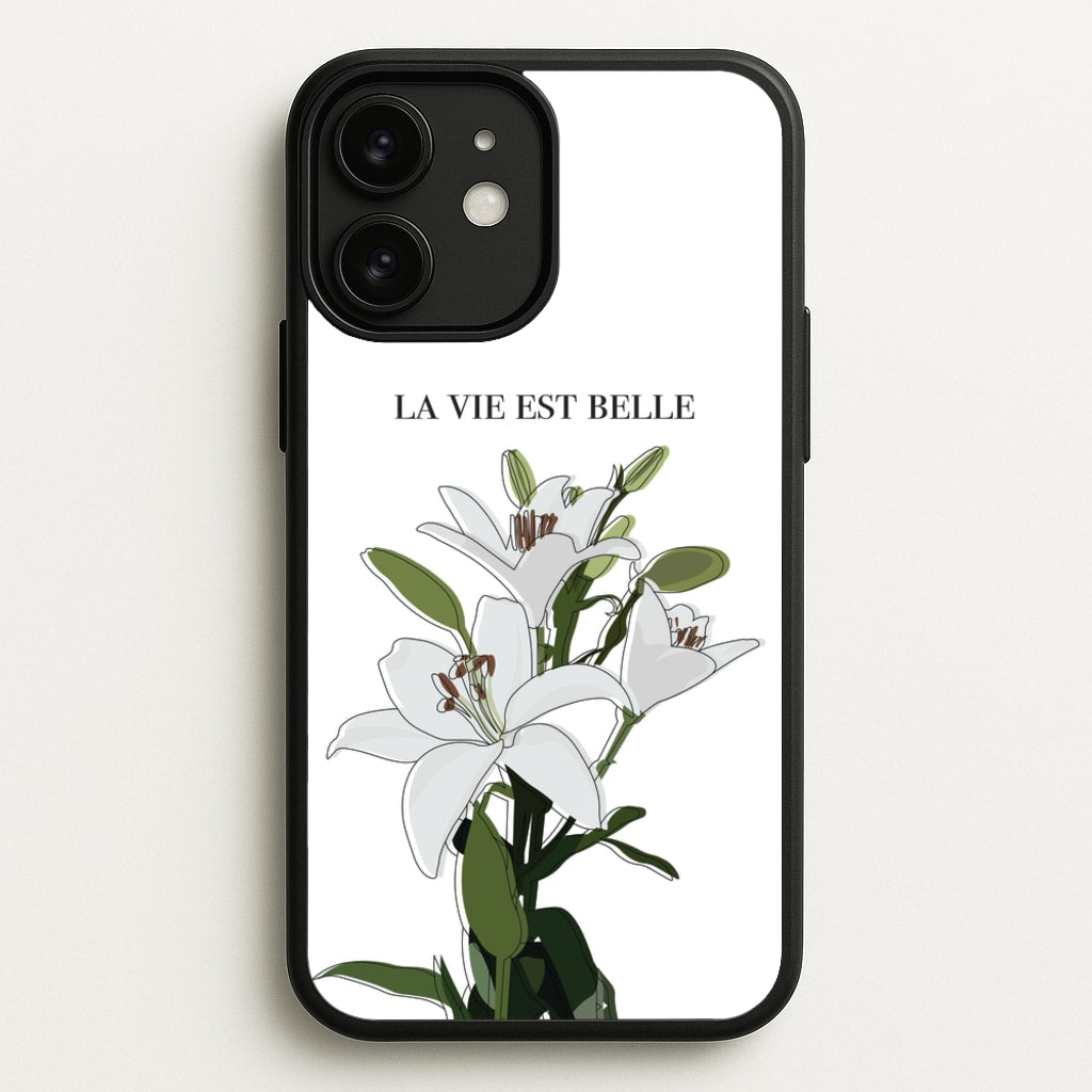 La Vie Est Belle - Clean Girl Aesthetic  - Clean Girl Aesthetic Phone Case for iPhone 11