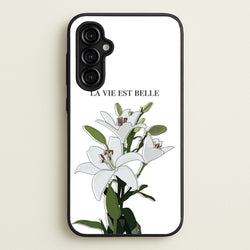 La Vie Est Belle - Clean Girl Aesthetic  - Clean Girl Aesthetic Phone Case for Galaxy A54