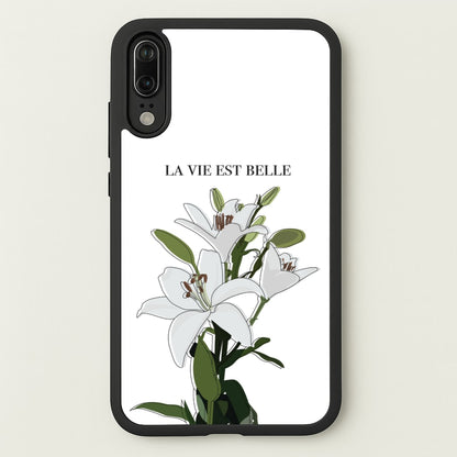 La Vie Est Belle - Clean Girl Aesthetic  - Clean Girl Aesthetic Phone Case for Huawei P20