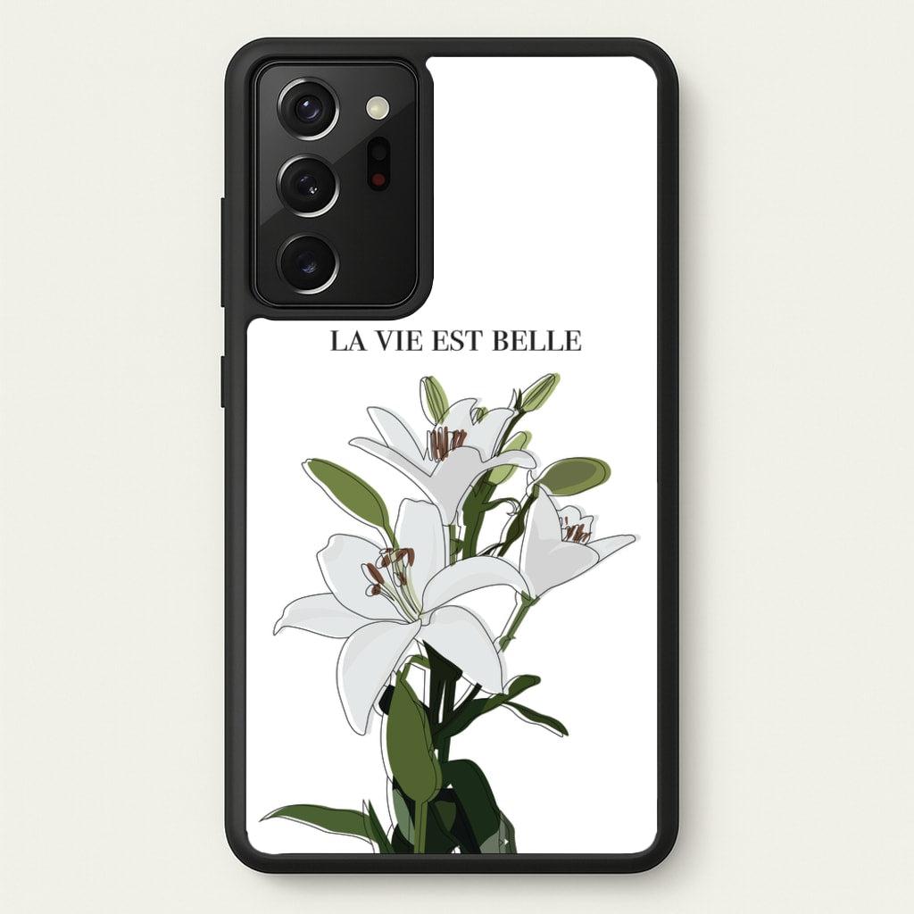La Vie Est Belle - Clean Girl Aesthetic  - Clean Girl Aesthetic Phone Case for Galaxy Note 20 Ultra