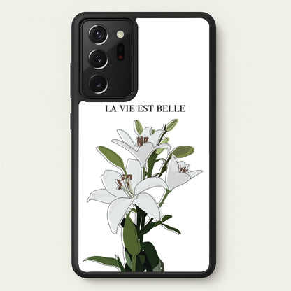 La Vie Est Belle - Clean Girl Aesthetic  - Clean Girl Aesthetic Phone Case for Galaxy Note 20 Ultra
