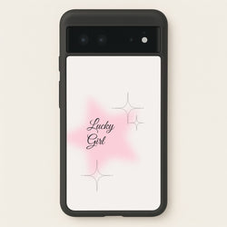 Lucky Girl - Clean Girl Aesthetic  - Clean Girl Aesthetic Phone Case for Google Pixel 6