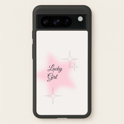 Lucky Girl - Clean Girl Aesthetic  - Clean Girl Aesthetic Phone Case for Google Pixel 8 Pro