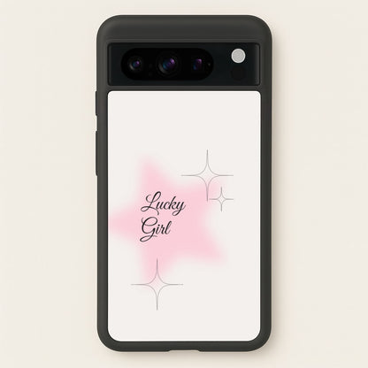 Lucky Girl - Clean Girl Aesthetic  - Clean Girl Aesthetic Phone Case for Google Pixel 8 Pro