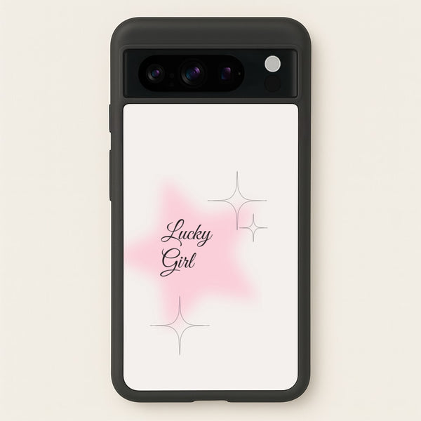 Lucky Girl - Clean Girl Aesthetic  - Clean Girl Aesthetic Phone Case for Google Pixel 8 Pro