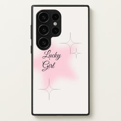 Lucky Girl - Clean Girl Aesthetic  - Clean Girl Aesthetic Phone Case for Galaxy S24 Ultra