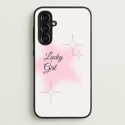 Lucky Girl - Clean Girl Aesthetic  - Clean Girl Aesthetic Phone Case for Galaxy A16