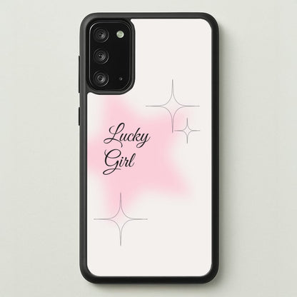 Lucky Girl - Clean Girl Aesthetic  - Clean Girl Aesthetic Phone Case for Galaxy Note 20