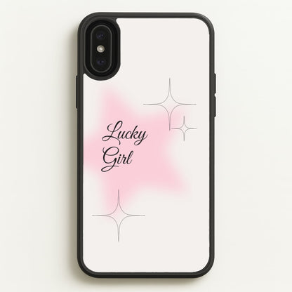 Lucky Girl - Clean Girl Aesthetic  - Clean Girl Aesthetic Phone Case for iPhone XS Max
