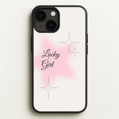 Lucky Girl - Clean Girl Aesthetic  - Clean Girl Aesthetic Phone Case for iPhone 13